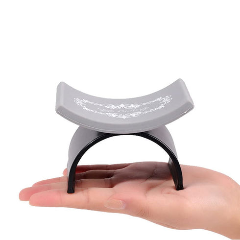 Ownsig Nail Arm Rest, U Shape Silicone Manicure Hand Pillow Pad, Nail Art Accessories, White