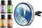 Wild Essentials Dolphin Enamel Aromatherapy Car Vent Diffuser, 8 Color Pads, 100% Pure Essential Oils Gift Set