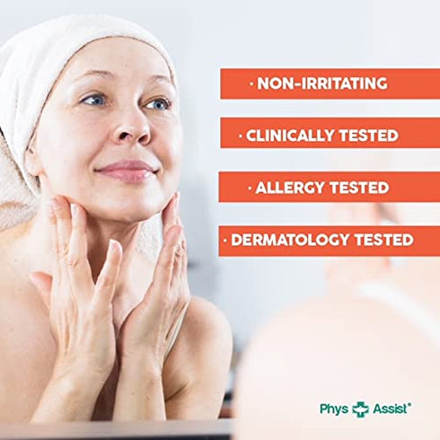 PhysAssist 4 oz Oncology Recovery Cream, Unscented, Super Moisturizing for Dry, Itchy & Sensitive Skin