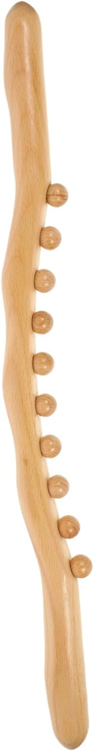 Ten-Bead Rolling Stick Manual Massage Tools Lymph Stim Wooden Scraping Tool Whole