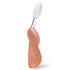 RADIUS Big Brush Toothbrush - Right Hand, Soft Coral Sparkle, Replaceable Head, BPA Free, ADA Accepted for Gum Health