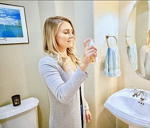 #1 Strongest Natural Toilet Spray for Poop + Bathroom Air Freshener (Citrus Haven) - Extra Long Lasting Deodorizer