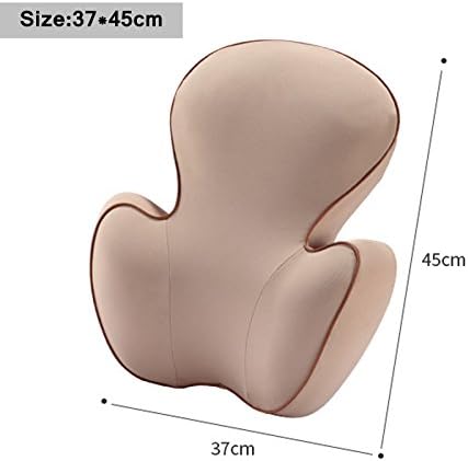 HONCENMAX Lumbar Support - Memory Foam Pillow Back Cushion - Lower Back Pain Relief - Backrest for Car Seat, Home