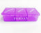 Vini 7 3 Medicine Organizer with Small Pill Organizers Times a Day Large Stackable Pill Dispenser for Supplement