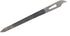 Yeshan Stainless Steel Triple-Cut Long Nail File with Nail Cleaner Tip, 5.5 Inch, Pack of 2
