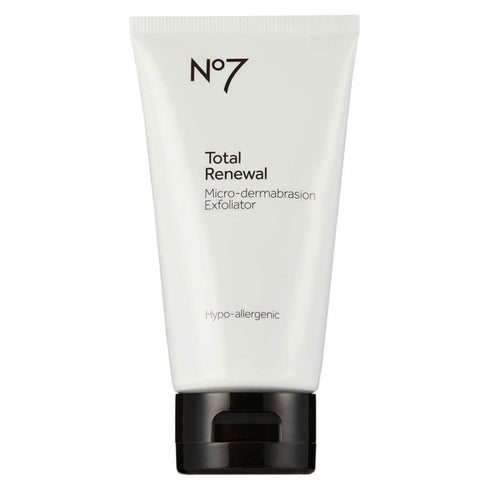 No7 Total Renewal Microdermabrasion Scrub - Hypo Allergenic Facial Exfoliator - 2.5 oz - Reduces Fine Lines and Wrinkles