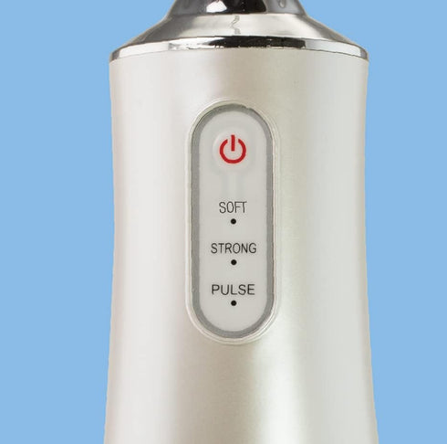Portable Dental Water Flosser, Cordless Teeth Cleaner with 3 Cleaning Modes, Rechargeable FineLife Products - Silver