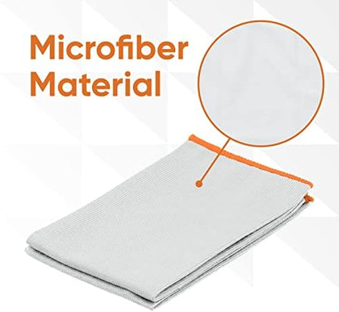 Superio Microfiber Glass, Mirror, Window Cleaning Cloth for Car Windshield, Lenses, TV Screen, Electronics, 14x16 Large