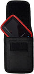 (L-V2BK) Premium Large Nylon Pouch Case with Belt Clip for Freestyle Libre & Freestyle Libre 2