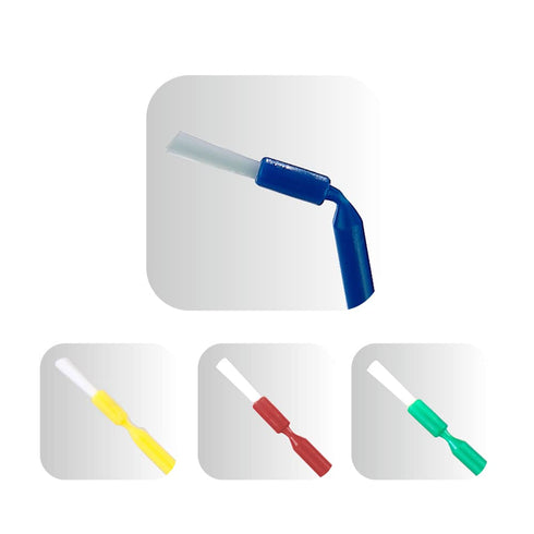 SNAWOP Dental Micro Applicator, 100PCS Disposable Brushes, 4 Colors for Teeth Whitening and Cleaning
