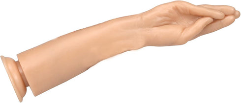 SOODAY Huge Realistic Hand Dildo Real Female Sex Toy, Rubber Fist Dildo Smooth Anal Plug with Suction Cup for Women