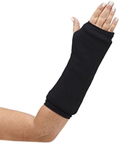 CastCoverz! Designer Arm Cast Cover - Black - Large Short: 13" Length X 13" Circumference