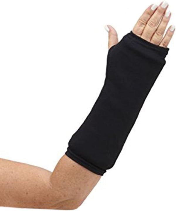 CastCoverz! Designer Arm Cast Cover - Black - Large Short: 13" Length X 13" Circumference