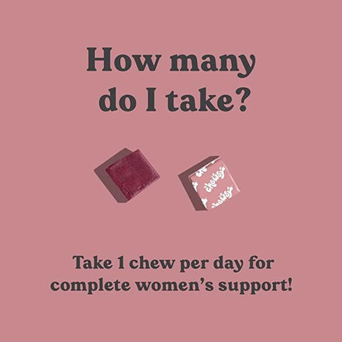 Women's Multivitamin Chews, 6 Day Supply, Immune & Energy Support with Vitamins C, B12, A, D, E & Probiotics