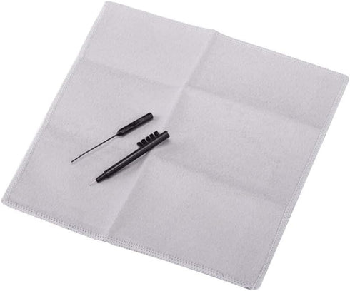 Hearing Aid Cleaning Cloth Brush, Vent Cleaner Wax Remover (Cleaning Kit—I)