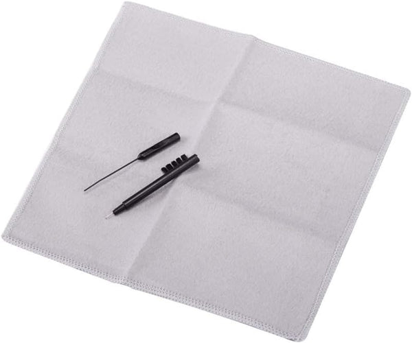 Hearing Aid Cleaning Cloth Brush, Vent Cleaner Wax Remover (Cleaning Kit—I)