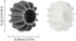 6Pcs Gray Laundry Ball Silicone Pet Hair Remover, Reusable Lint and Hair Remover Balls for Laundry Machine