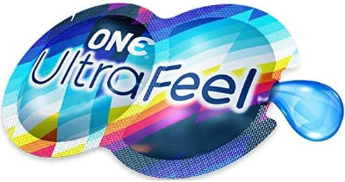 Pack 10 Count ONE Ultra Feel Latex Condom and Lubricant Combo with Silver Pocket Case