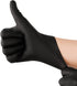 Black Disposable Nitrile Gloves, Latex & Powder Free, 6-Mil, 100 Count, Textured, Mechanic Wearing, Cleaning