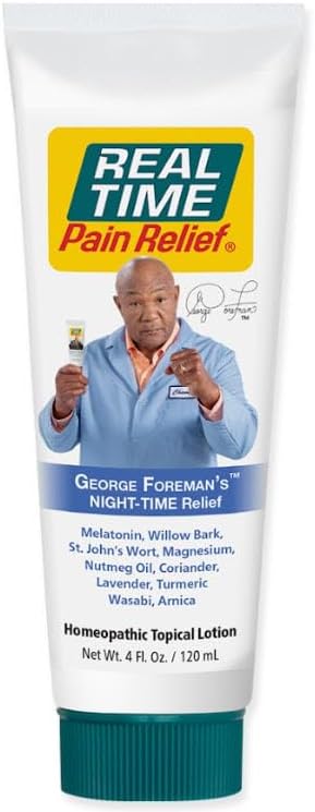 Real Time Pain Relief Night-Time Cream - 4oz Tube, Sleep Aid with 21 Natural Ingredients for Joint & Muscle Discomfort