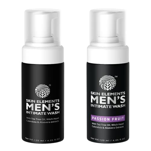 Skin Elements Men's Intimate Wash Combo with Tea Tree Oil & Passion