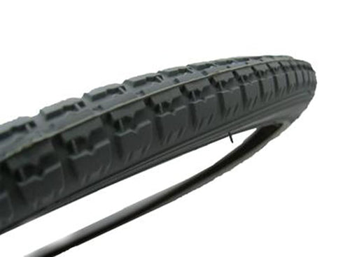 Wheelchair Tire, Pneumatic, Light Grey Tread, 24" x 1-3/8", TAG111222