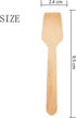 Mini Wooden Spoons - 4 inch Disposable Birchwood Ice Cream Dessert Spoons, 200pcs, Biodegradable Compostable