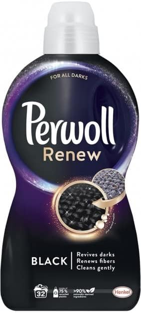 Perwoll Renew Black Liquid Laundry Detergent 1920ml (32 Wash Loads)