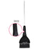 Colortrak Duo Color Brush, Black - Ideal for Sectioning, Ergonomic Grip, Easy to Clean, Firm Straight Bristles