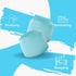 Eargasm Squishies - Blue Moldable Noise Reduction Ear-Plugs for Sleeping, Snoring, Working, Swimming - Storage Case
