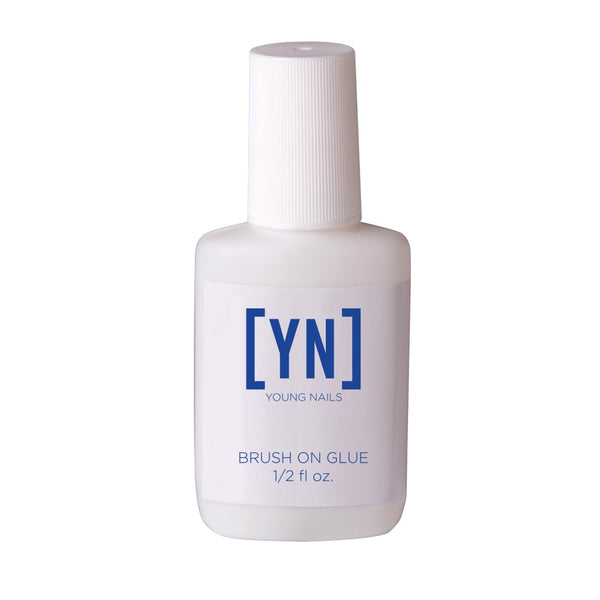 Young Nails Brush On Quick Dry Nail Glue, Strong Adhesive for Press Ons, Best Nail Bond for Fast Application
