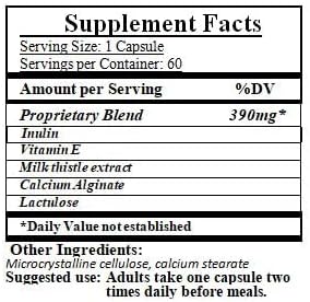 PREBIOTICS, 60 Capsules, Support Digestion & Gut Health, Feeds Good Probiotic Bacteria, Boosts Gut Immune Function,