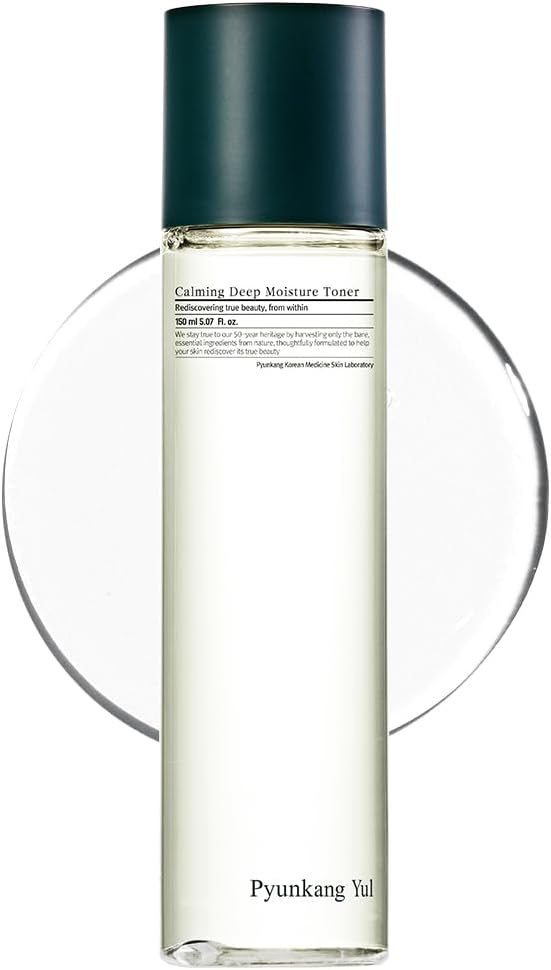 Pyunkang Yul PKY Calming Deep Moisture Toner, Face Toner for Women with AHA and PHA, Korean Facial Toner, 150ml
