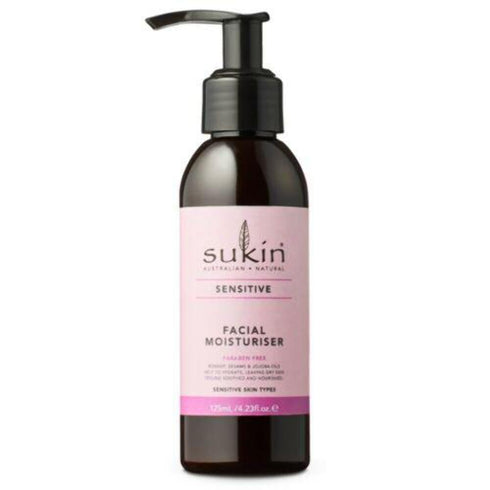 Sukin Sensitive Skin Facial Moisturizer, 4.23 Ounces