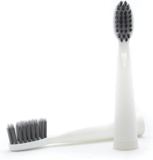Pop Sonic Replacement Toothbrush Heads (Pack of 2) - Super Soft Dupont Tynex Nylon Bristles for Go Sonic.