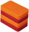 Heavy Duty Silicone Scrubber Sponges, 4 Pack for Kitchen and Bathroom Cleaning