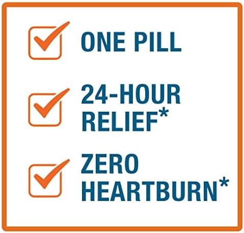 Zegerid OTC 24-Hour Heartburn Relief, Proton Pump Inhibitor with Omeprazole 20mg, 14ct Capsules