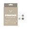 Starface Earth Star BIG PACK: Hydrocolloid Pimple Patches, Absorb Fluid and Reduce Redness, Cute Star Shape, 4 Neutral