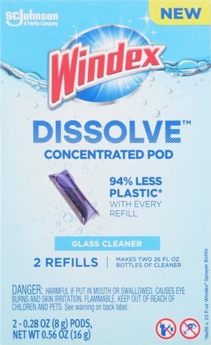PODS2PK 2X0.28FLOZ WINDEX DISSOLVE REFILL