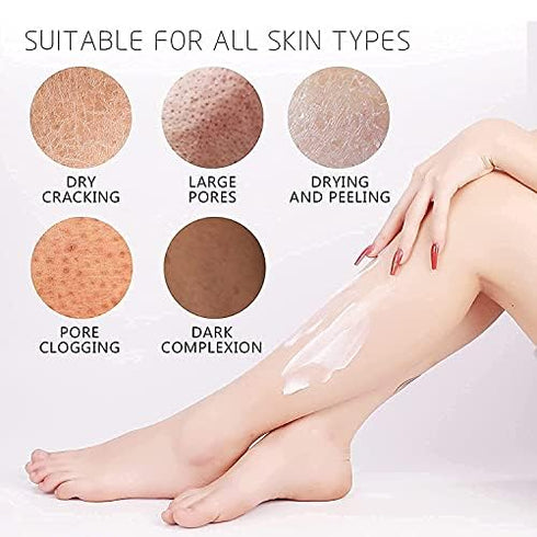 Pedicure Kit Foot Soak Set: Bubble Salt, Sugar Scrub, Massage Mask, Lotion, 4 Step Foot Spa Kit for Dry Feet (3 Set