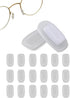 Sports Vision World Premium Optische Silikon Nasenpads - Rechteck 11 mm (Rechteck Weiss 10.4 mm x 6 mm)