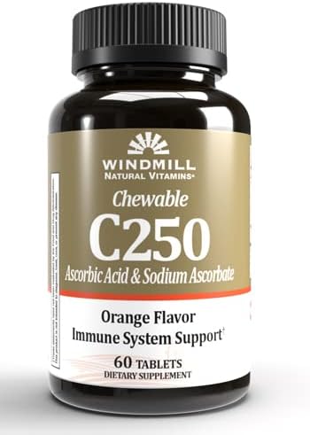 Vitamin C CHEWTBS 250MG TNGR WMILL, Size: 60