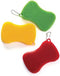 Norpro Silicone Dish Scrubbing Sponge/Vegetable Scrubber Brush (Combo, 3)