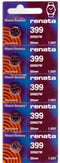 Renata #399 Watch Batteries 5Pcs
