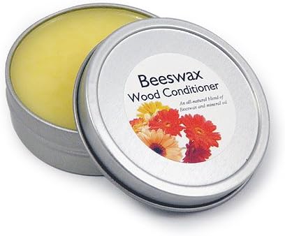 All Natural Beeswax Wood Conditioner and Polish, 2-oz, Made in the USA