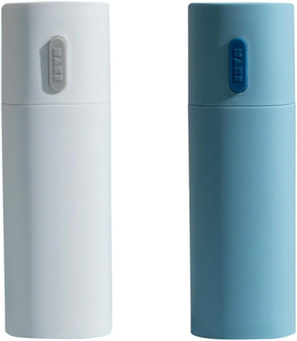 Kinteshun Travel Toothbrush Case Portable Toothbrush and Toothpaste Container Holder with Mouthwash Cup