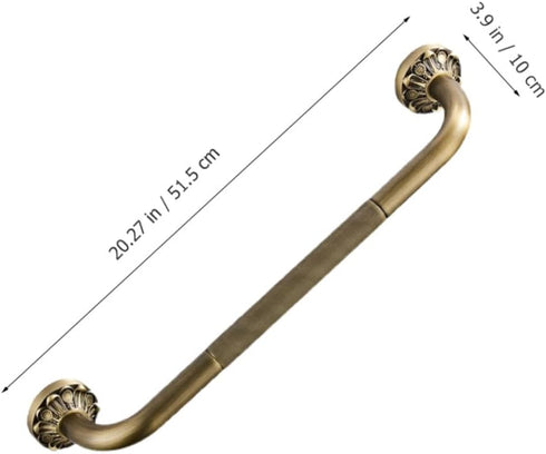 TOYANDONA Non-Skid Bathroom Shower Grab Bar Handle for Elderly and Disabled Bathtub Safety Handrail with Stable Suction