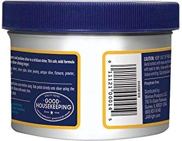 Wright's Silver Cleaner and Polish Cream, 8 Ounce, Ammonia Free