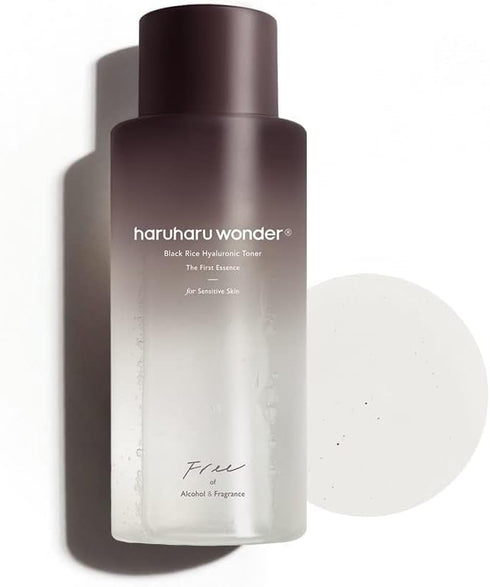 Haruharu Wonder Black Rice Hyaluronic Toner, 10.1 fl.oz / 300ml, Alcohol Free, Vegan, Cruelty Free
