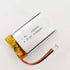 3.7V Li Lipo Lithium Polymer Ion Battery Pack, 1100mAH with 2 Pin JST Connector (102540)